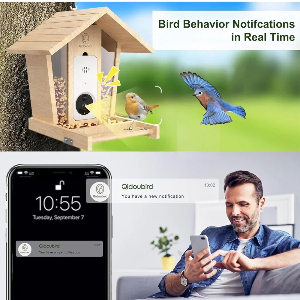 Smart Hummingbird Feeder with Camera